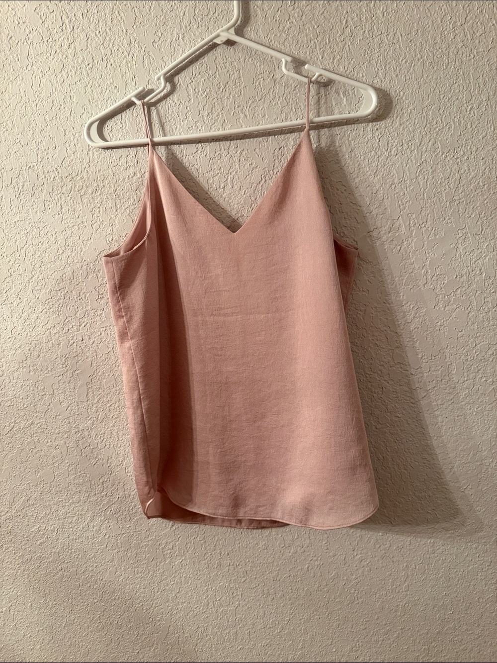 Express Blush Pink V-Neck Spaghetti Strap Cami